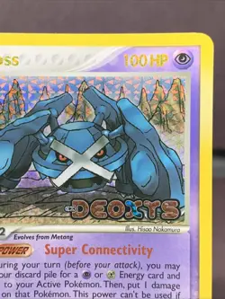 Pokemon TCG Metagross 11/107 Deoxys Reverse Holo - Stamped - NM 2005 - Image 3