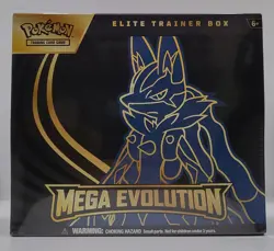 Pokemon TCG Mega Evolution Lucario Elite Trainer Box ETB FACTORY SEALED - Image 1