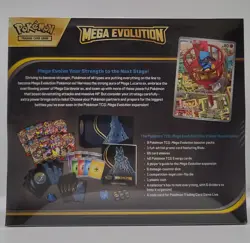 Pokemon TCG Mega Evolution Lucario Elite Trainer Box ETB FACTORY SEALED - Image 2