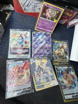 Pokemon TCG Sword & Shield VSTAR, V, Full Art Mew, Lugia, Mewtwo, Ho-Oh Lot - Image 1