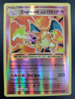 Pokemon Card Charizard 11/108 Reverse Holo Rare XY Evolutions Set Near Mint - Image 1