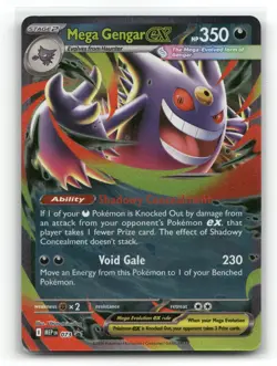 Mega Gengar ex 073 Holo Promo ME: Mega Evolution Promo Pokemon NM - Image 1