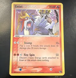 The Pokemon Company Entei POP Series 2 1/17 Holo Rare Promo English 70 HP 2006 - Image 1