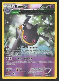 Banette 32/108 Rare Roaring Skies Pokemon Reverse Holo Lightly Played - Image 1