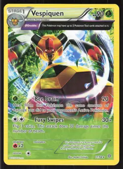 Vespiquen 11/98 Rare Ancient Origins Pokemon Lightly Played - Image 1