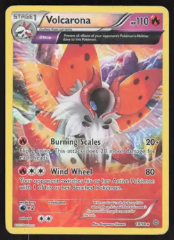 Volcarona 18/98 Rare Ancient Origins Pokemon Reverse Holo Moderately Played - Image 1