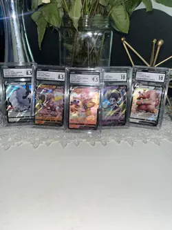 5 CGC 8.5-10 Mint+ and Gem Mint Pokemon V TCG Card Lot Bundle All Graded - Image 1