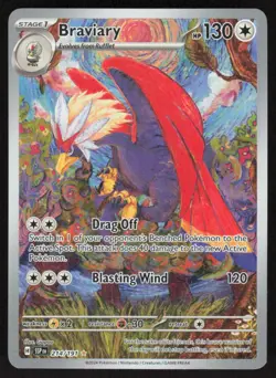Braviary 214/191 Illustration Rare Surging Sparks Pokemon Near Mint - Image 1