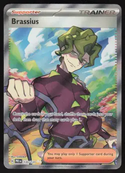 Brassius 135/131 Ultra Rare Prismatic Evolutions Pokemon Near Mint - Image 1