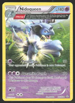 Nidoqueen 69/160 Rare Primal Clash Pokemon Lightly Played - Image 1