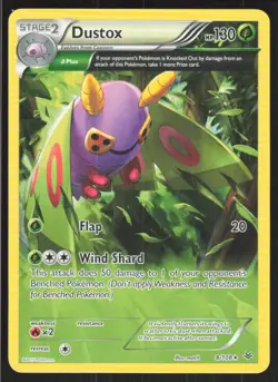 Dustox 8/108 Rare Roaring Skies Pokemon Lightly Played - Image 1
