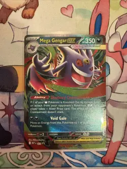 Pokemon TCG Mega Gengar ex 073 Me: Mega Evolution Black Star Promo Holo MINT/NM - Image 1