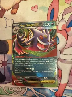 Pokemon TCG Mega Gengar ex 073 Me: Mega Evolution Black Star Promo Holo MINT/NM - Image 2