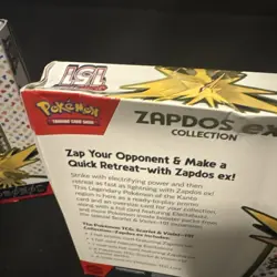 Pokemon Scarlet and Violet 151 Zapdos EX Collection Box Sealed 3X *DESCRIPTION* - Image 3
