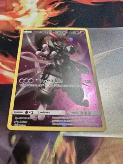 Pokemon 2019 TCG Black Star Promo Armored Mewtwo Holo Card SM228 - Image 1