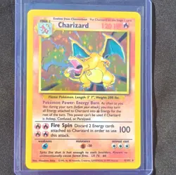 Pokemon Charizard 4/102 Base Set Holo Rare WOTC 1999 EN 120HP Pokemon TCG - Image 1