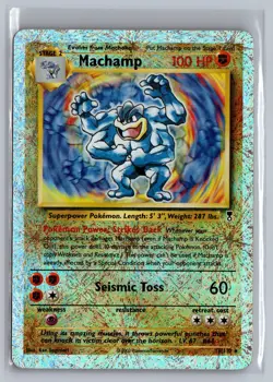 Machamp 15/110 Holo Rare Legendary Collection Pokemon Reverse Holo Damaged - Image 1
