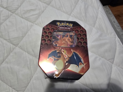 Pokemon TCG Hidden Fates Tin Charizard GX Factory Sealed - Image 1