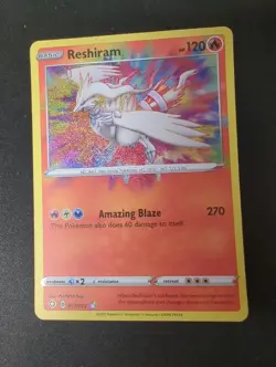 NM 2021 Pokemon SWSH Shining Fates Reshiram #017/072 - Image 1