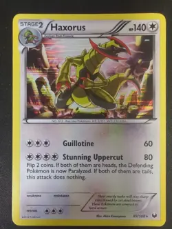 Haxorus 89/108 rare Holo VLP Pokemon TGC - Image 1