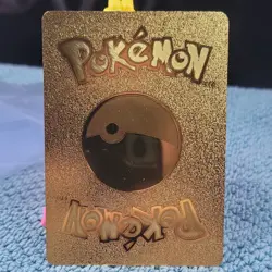 Pokemon Pikachu 70HP Gold Foil Fan Art Card 075/073 - Image 2
