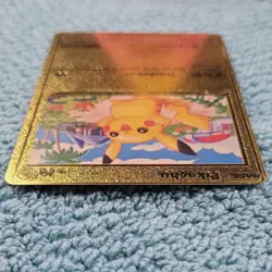 Pokemon Pikachu 70HP Gold Foil Fan Art Card 075/073 - Image 4