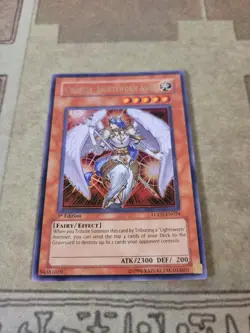 YUGIOH CELESTIA LIGHTSWORN ANGEL LODT-EN024 ULTRA 1ST ED NM 1996 - Image 4