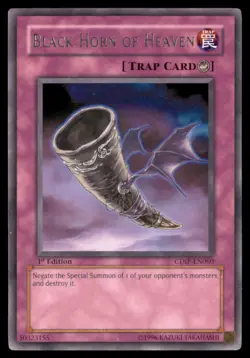 Yu Gi Oh! Black Horn of Heaven CDIP EN060 Cyberdark Impact 1st Edition Regular - Image 1