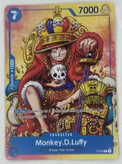 Monkey.D.Luffy (2nd Anniversary Stamped Promo) P-043 - One Piece TCG - English - Image 1