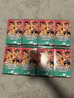 ONE PIECE ENGLISH TCG (ST-30) DECK LUFFY & ACE ST30 LOT OF 8X SEALED - Image 1