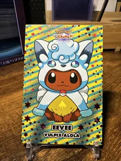 Pokemon Let’s Go Eevee! Card Database Eevee Alolan Vulpix Red Ice Holo - Image 1