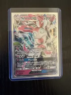 Pokemon TCG Sylveon GX Guardians Rising Holo Ultra Rare Card 92/145 Nm - Image 1