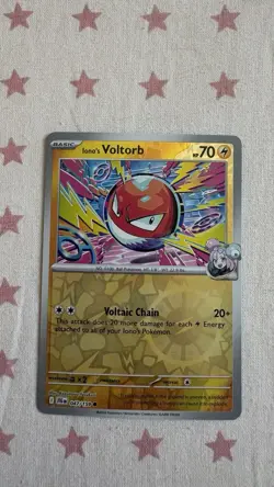 Iono's Voltorb 047/159 Journey Together Reverse Holo Pokemon TCG Card - Image 1