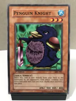 Penguin Knight - MRL-001 - Common - 1st Edition LP/NM YuGiOh! Magic Ruler Card - Image 2