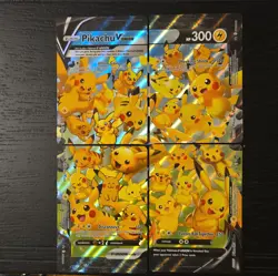 Pokemon Pikachu V-Union Full Set of 4 SWSH: Sword & Shield Promo Cards Holo - Image 1