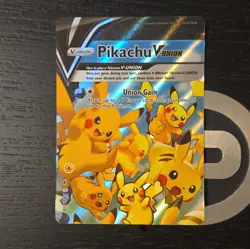 Pokemon Pikachu V-Union Full Set of 4 SWSH: Sword & Shield Promo Cards Holo - Image 3