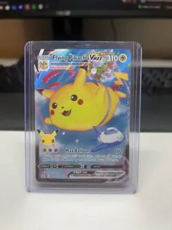Flying Pikachu Vmax 007/025 Celebrations NM Full Art Ultra Rare Pokemon Card - Image 1