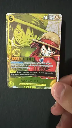 Monkey.D.Luffy (Winner Pack 2026 Vol. 2) P-106 One Piece Promotion Cards Foil - Image 2
