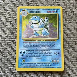 Blastoise 2/102 Base Set Holo Rare Vintage 1999 Pokemon Card LP - Image 1