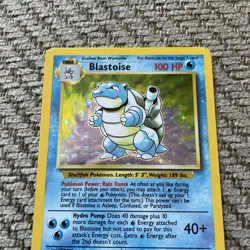 Blastoise 2/102 Base Set Holo Rare Vintage 1999 Pokemon Card LP - Image 2