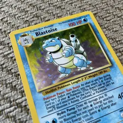Blastoise 2/102 Base Set Holo Rare Vintage 1999 Pokemon Card LP - Image 4