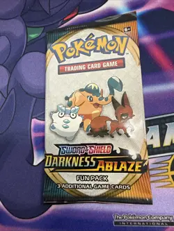 Darkness Ablaze Fun Pack Sample Pack Sword and Shield Card Sealed New - Image 1