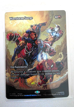 MTG, Warstorm Surge FOIL Promo Card Only *SHIPS TODAY - DAMAGED - Image 1