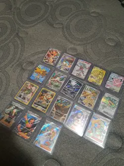 Pokemon TCG Card Lot 18 Cards Holo/Full Art English - Image 1
