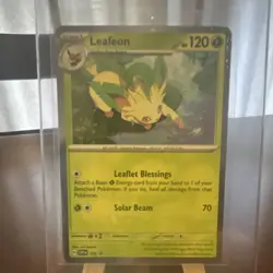 The Pokemon Company TCG Leafeon SV Promo 170 Cosmos Holo 120HP EN - Image 1