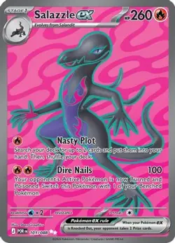 Salazzle ex 101/088 Ultra Rare Perfect Order Pokemon Near Mint - Image 1