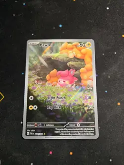 Pawmi 226/091 Illustration Rare Paldean Fates Pokemon NM - Image 1