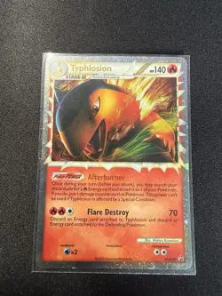 Pokemon TCG Typhlosion Promo Holo HeartGold SoulSilver HGSS09 2010 English - Image 1