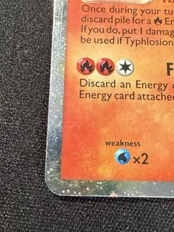 Pokemon TCG Typhlosion Promo Holo HeartGold SoulSilver HGSS09 2010 English - Image 4