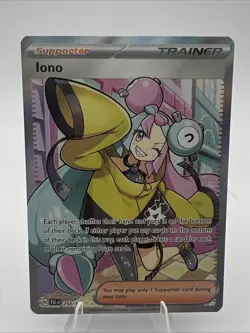 Iono 254/193 Ultra Rare Paldea Evolved Pokemon - Image 1